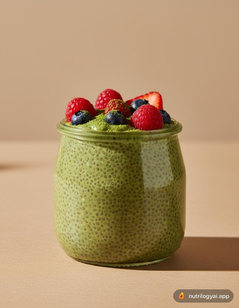 Pudding di Chia al Matcha
