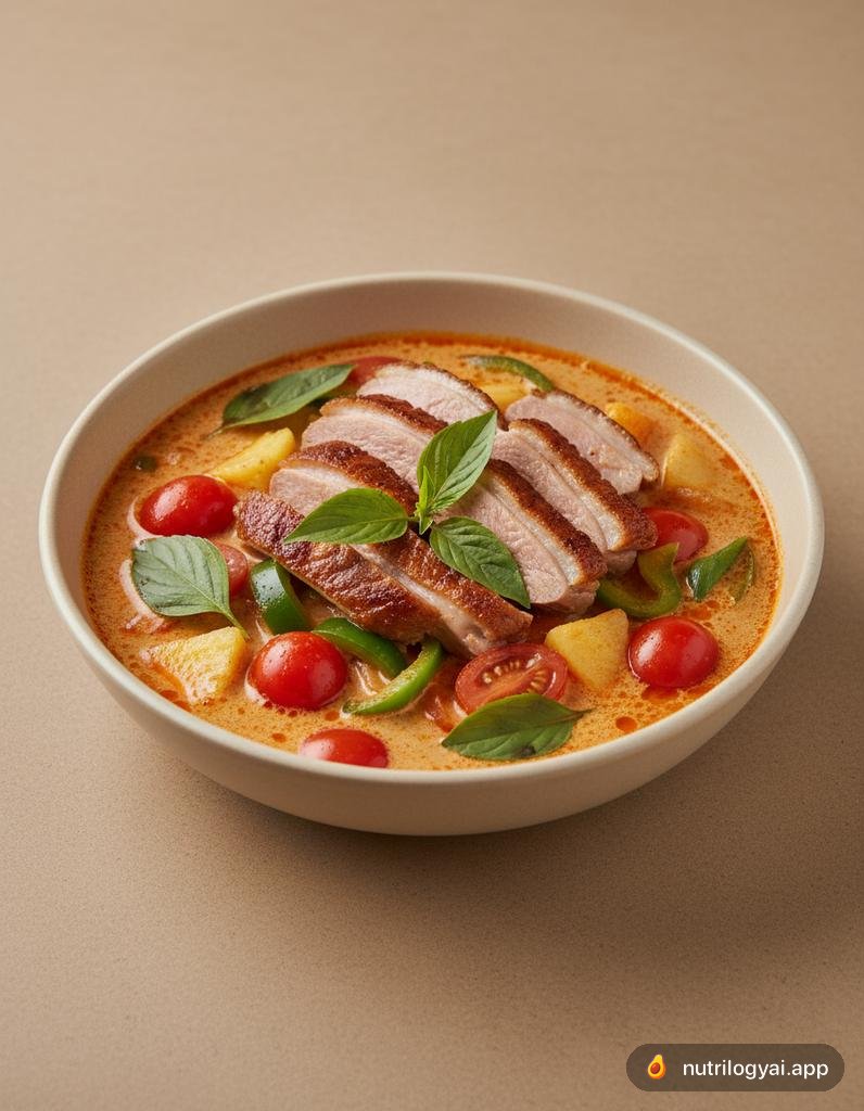 Красное карри с уткой