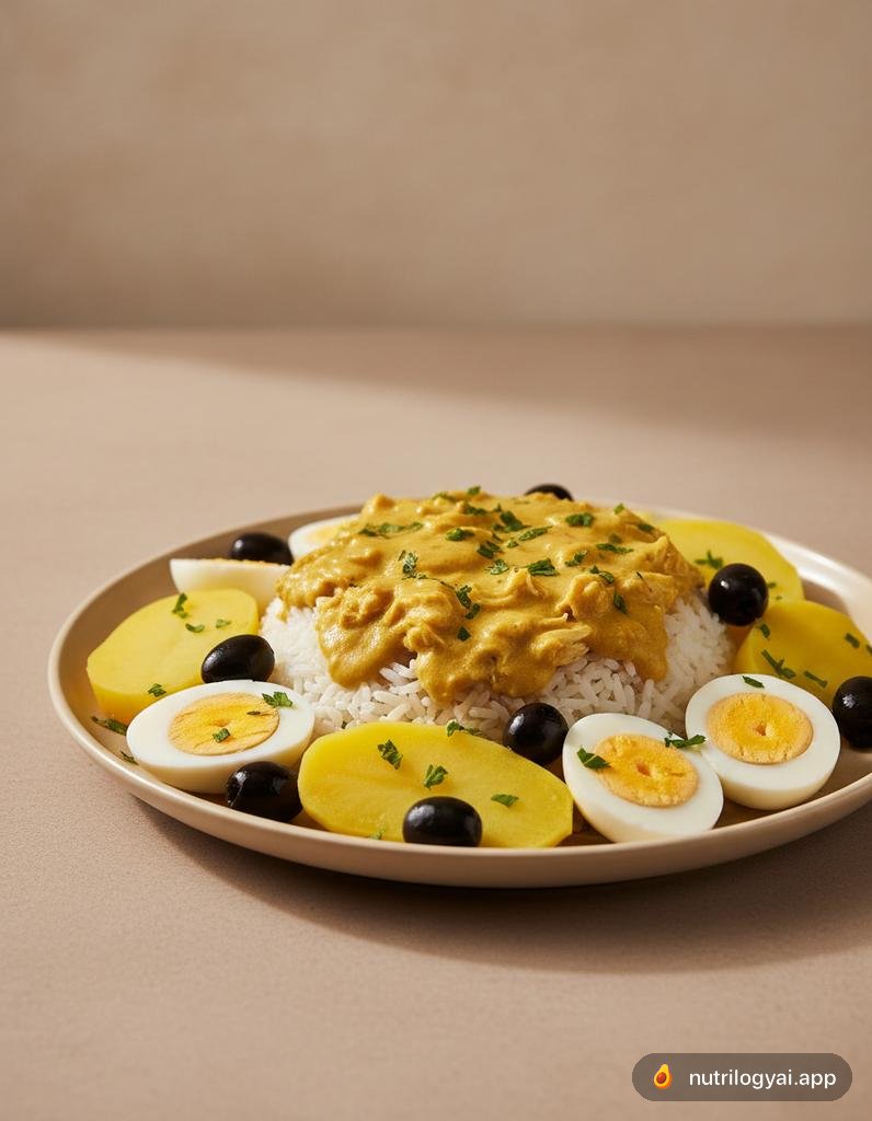 Ахи де Гайина (Перуанское сливочное куриное рагу)