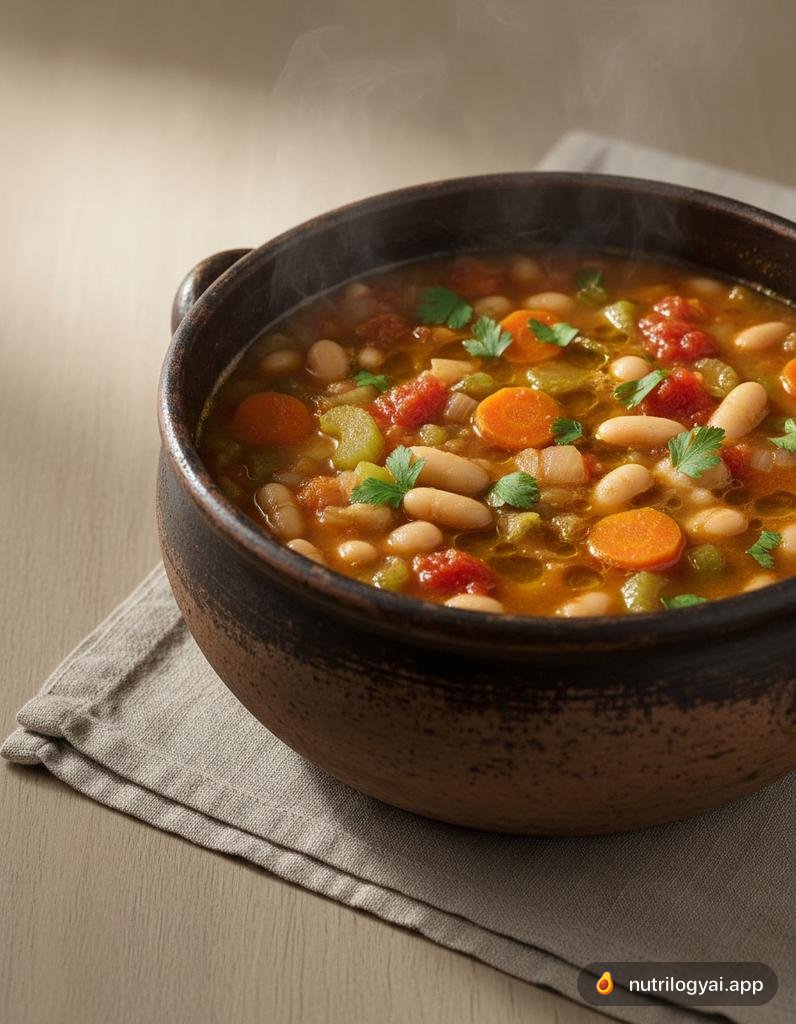 Fasolada (Soupe Grecque aux Haricots Blancs)