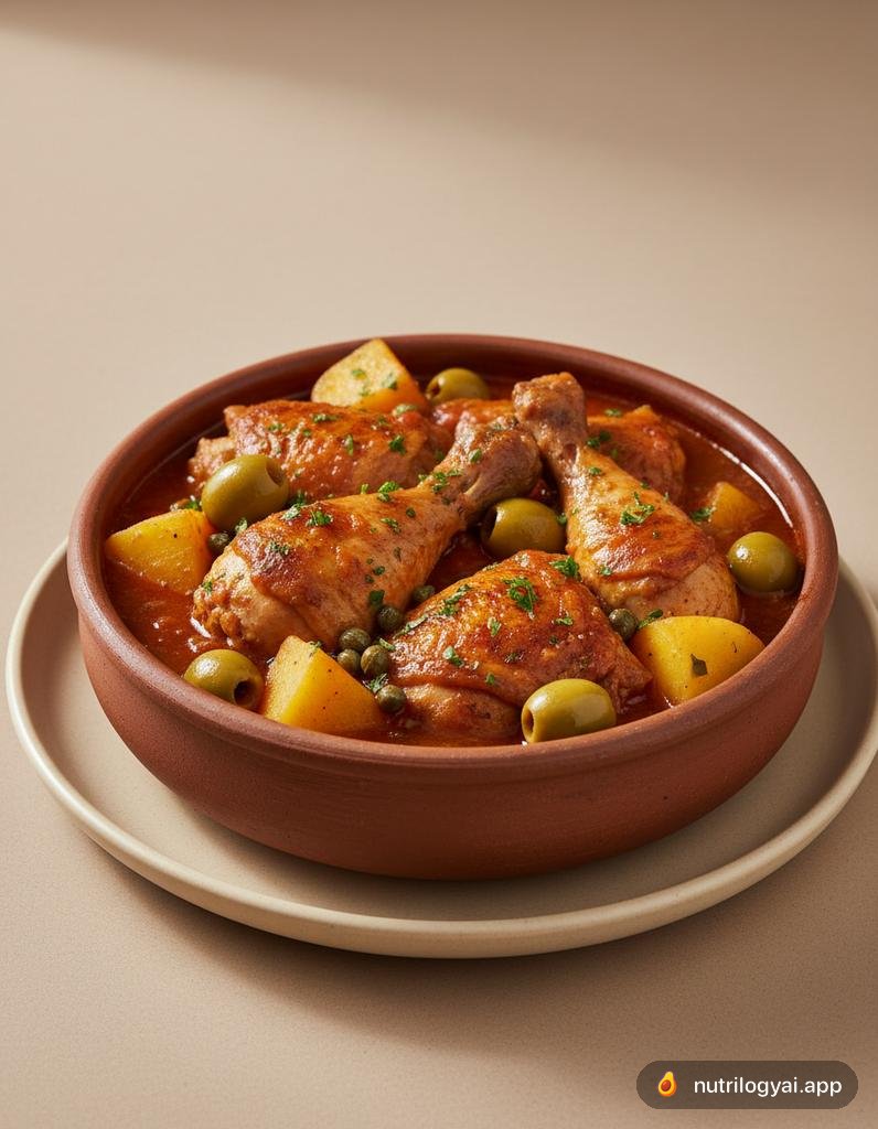 Fricassée de poulet cubaine