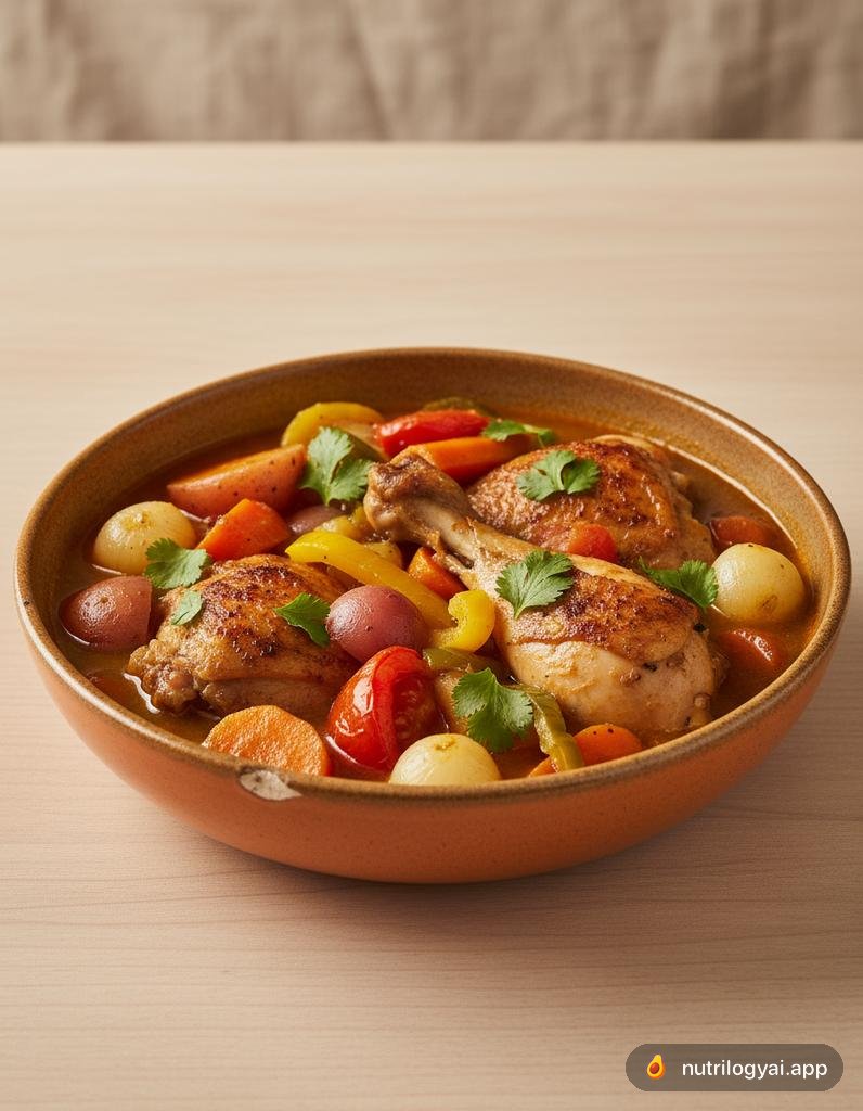 Poulet Mijoté Colombien (Pollo Sudado)