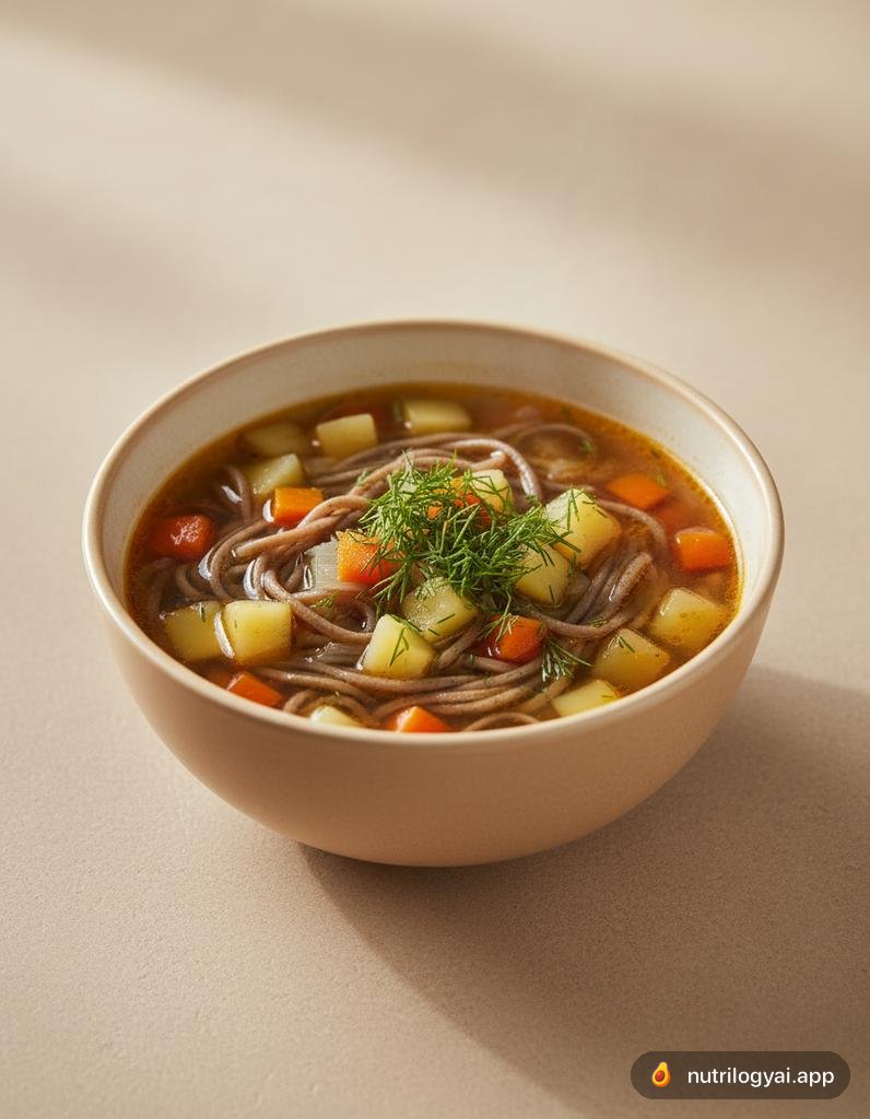 Buckwheat Noodle Soup