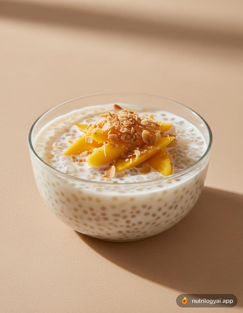 Budino di tapioca al cocco