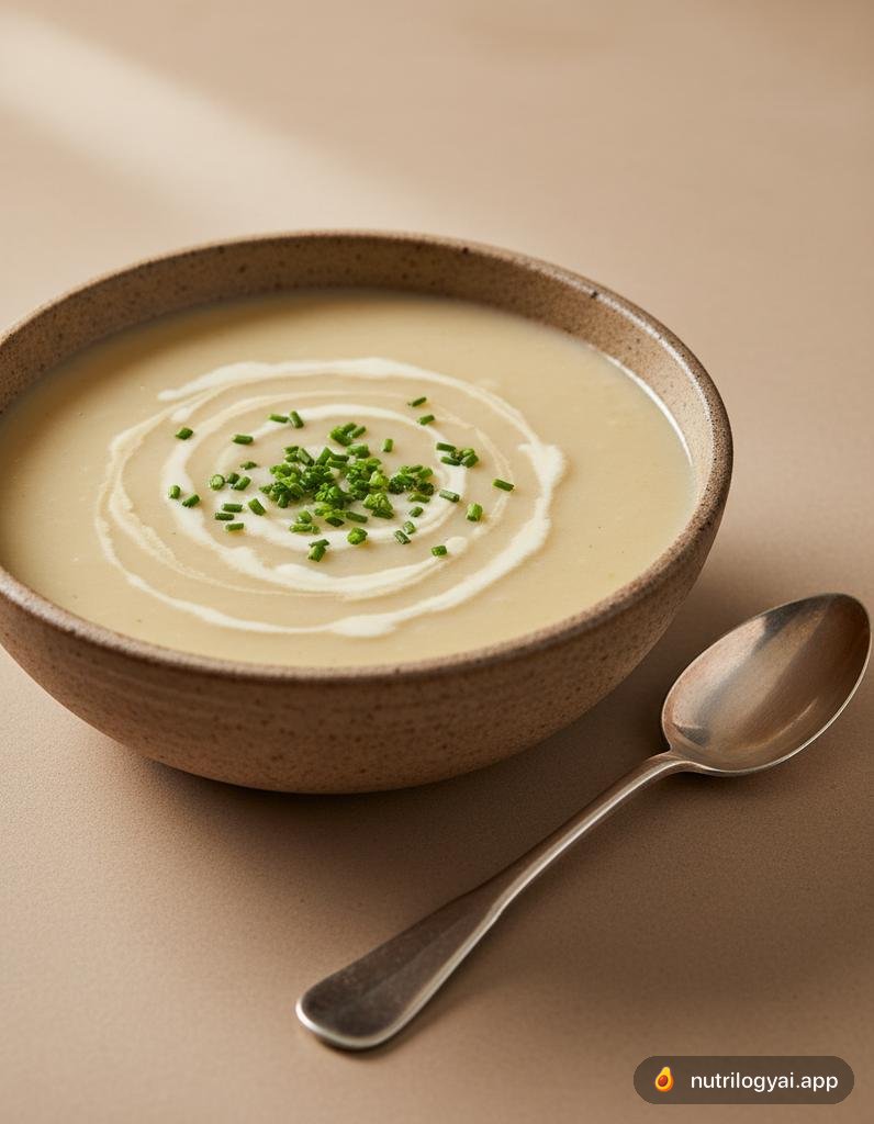 Sopa de batata e alho-poró