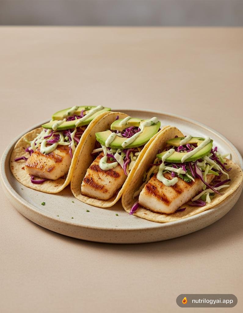 Grilled Halibut Taco