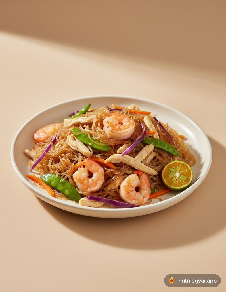 Pancit Sotanghon (Sauté de Nouilles de Verre)