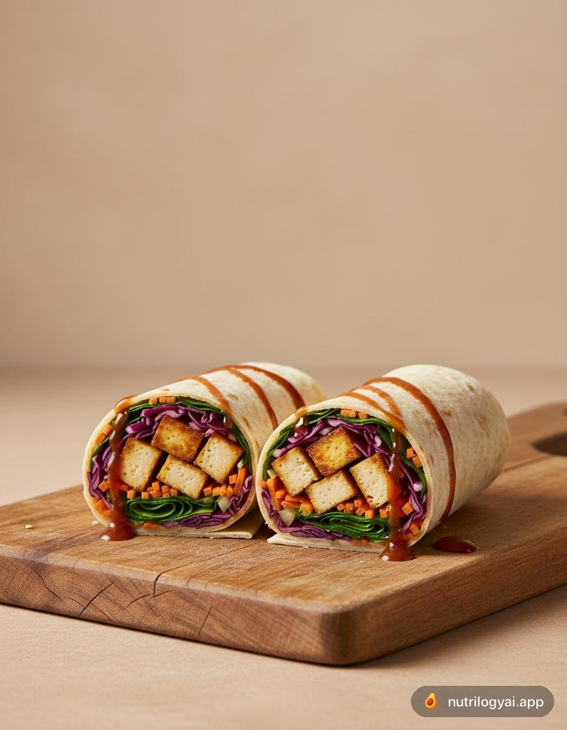Sesame Ginger Tofu Wrap