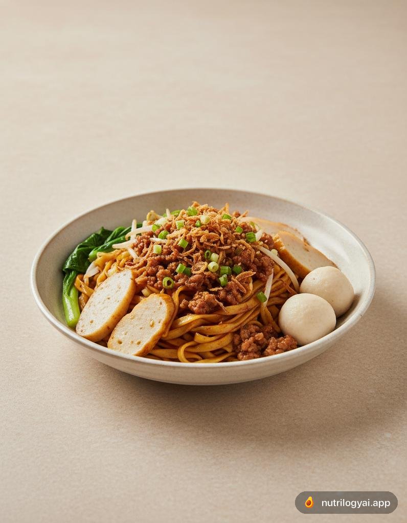 Mee Pok (Singaporean Fishball Noodles)