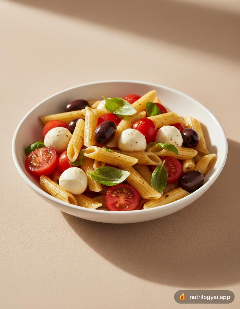 Mezze Penne Tricolore Salad