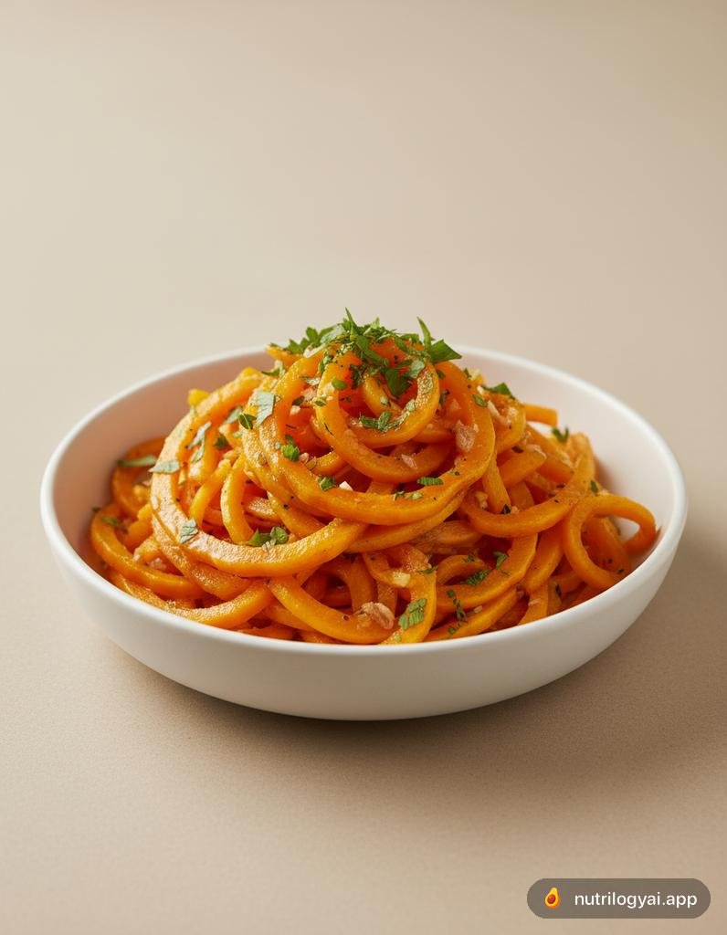Лапша из мускатной тыквы