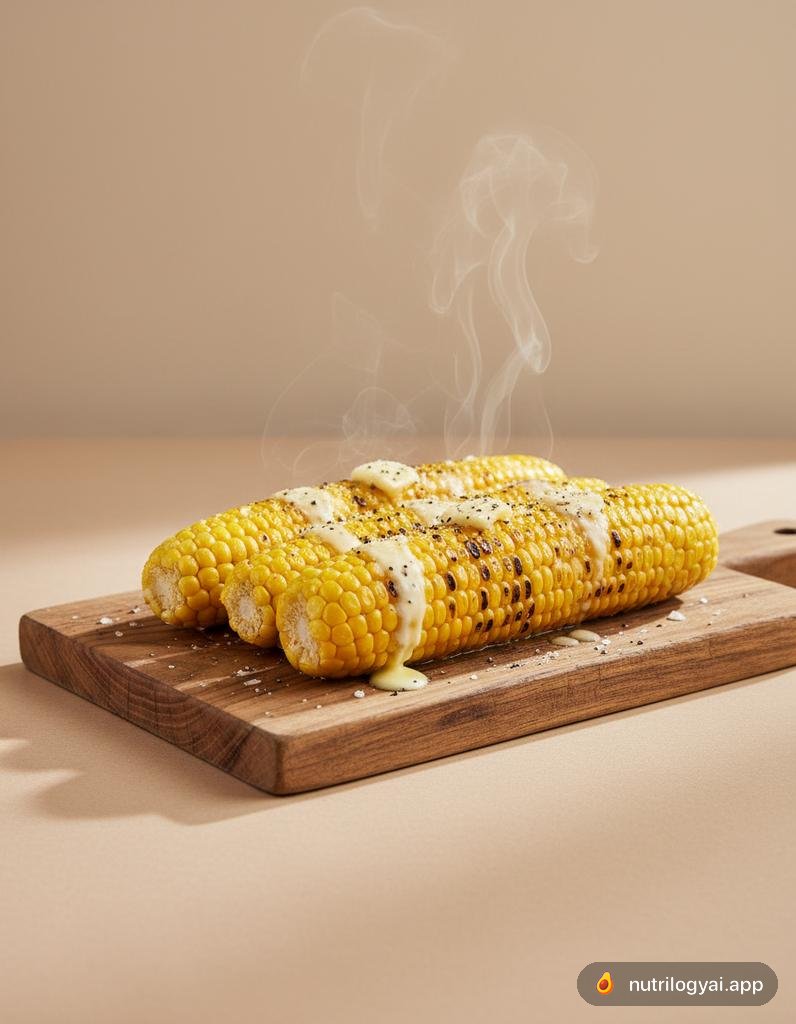 Gegrillter Maiskolben