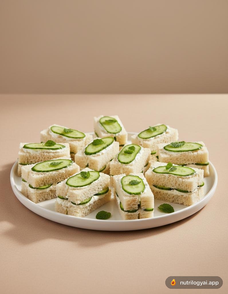 Cucumber and Mint Sandwich