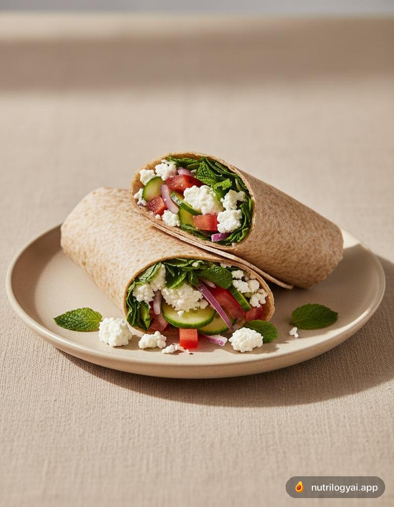 Mint and Feta Wrap