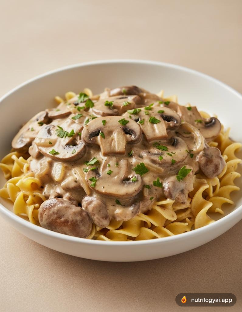 Mushroom Stroganoff