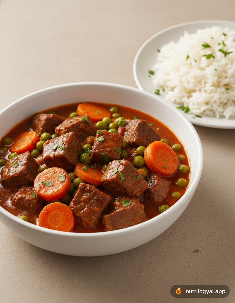 Bazella (Pea and Carrot Stew with Beef)