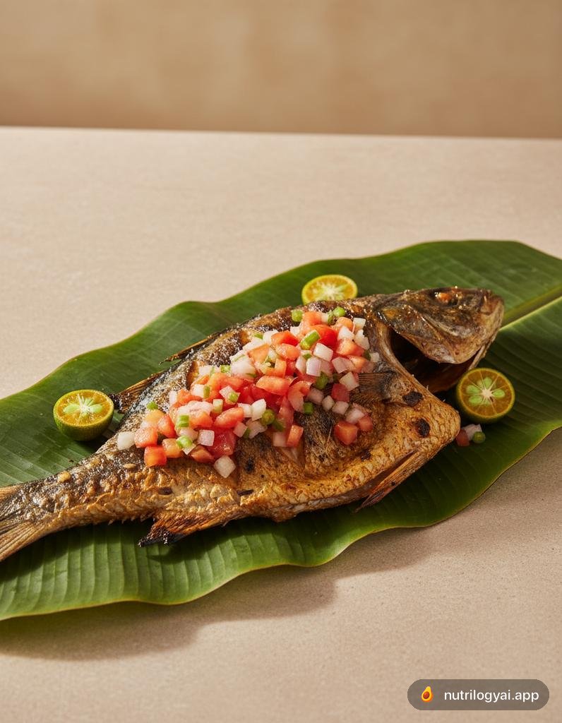 Inihaw na Bangus (Gegrillter Milchfisch)