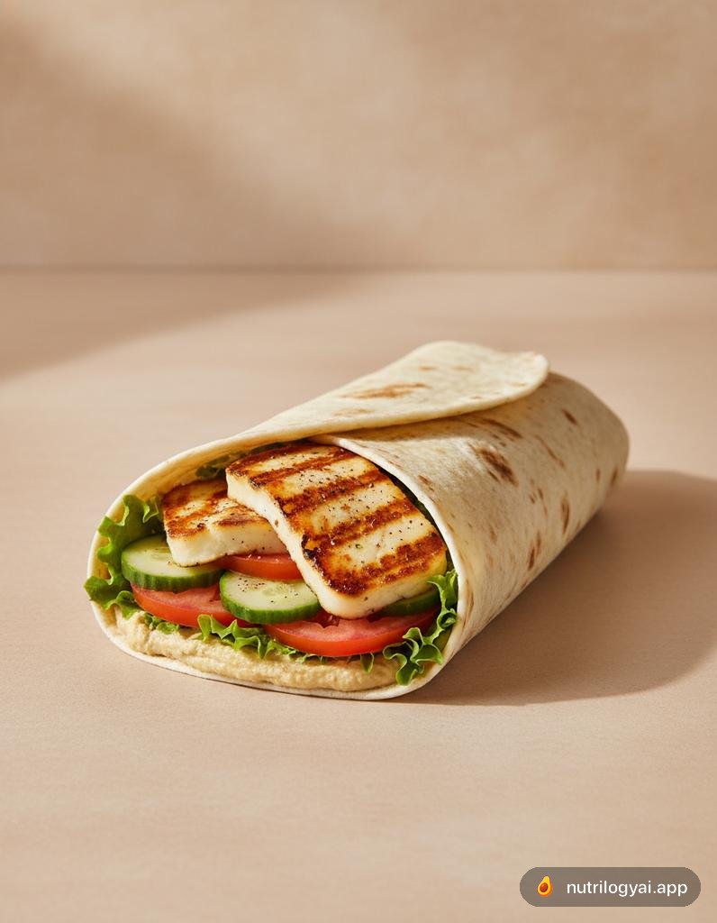 Halloumi Wrap