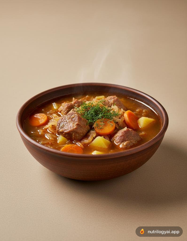 Kapusniak (Polnische Sauerkrautsuppe)