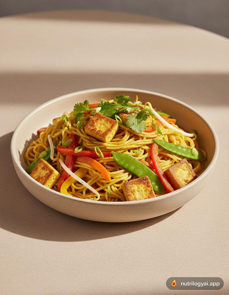 Singapore Noodles Vegetarian