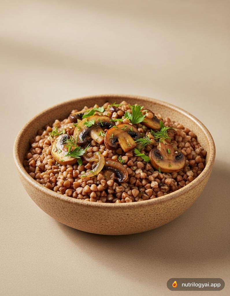 Buckwheat Kasha with Mushrooms