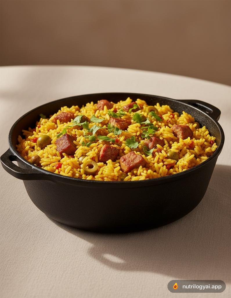 Arroz con Gandules (Riso con piselli piccioni)