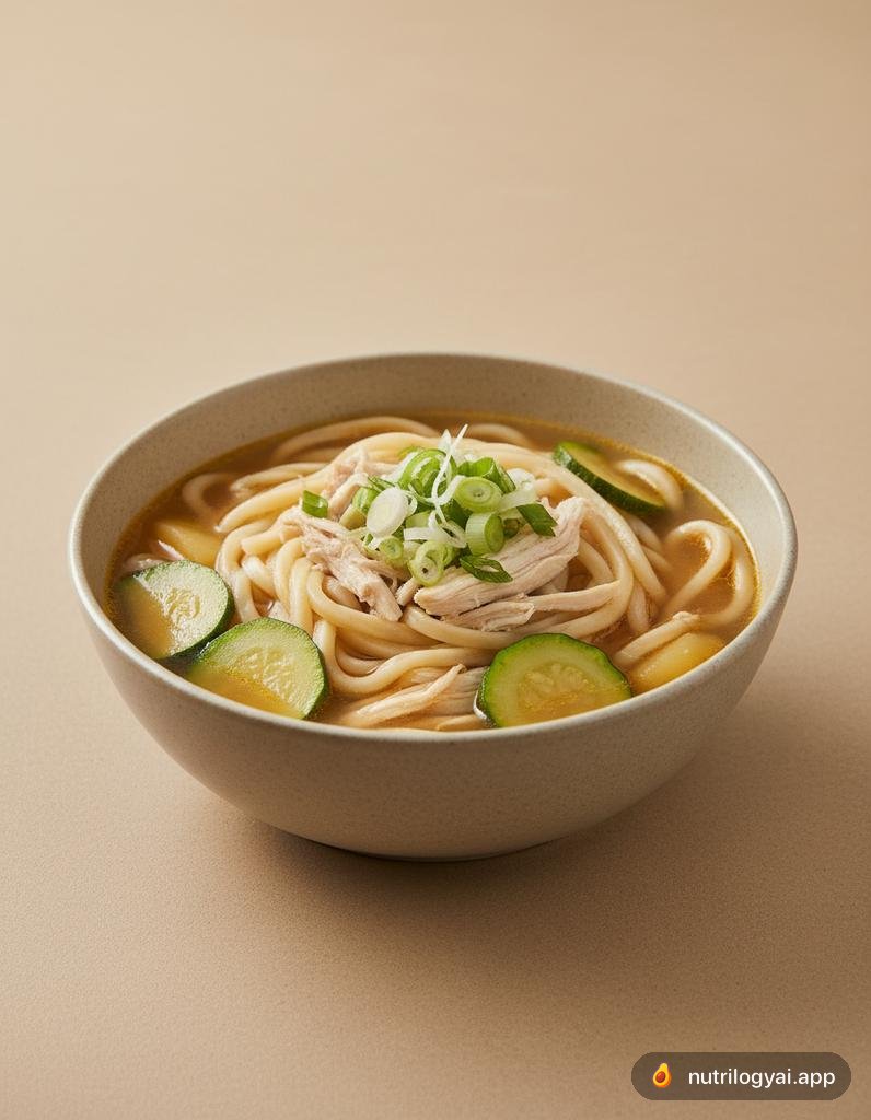 韩式鸡肉刀削面