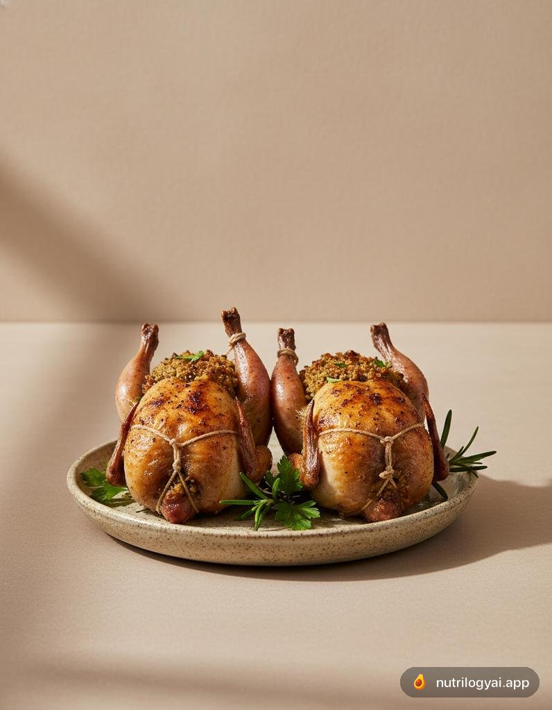 Stuffed Quail