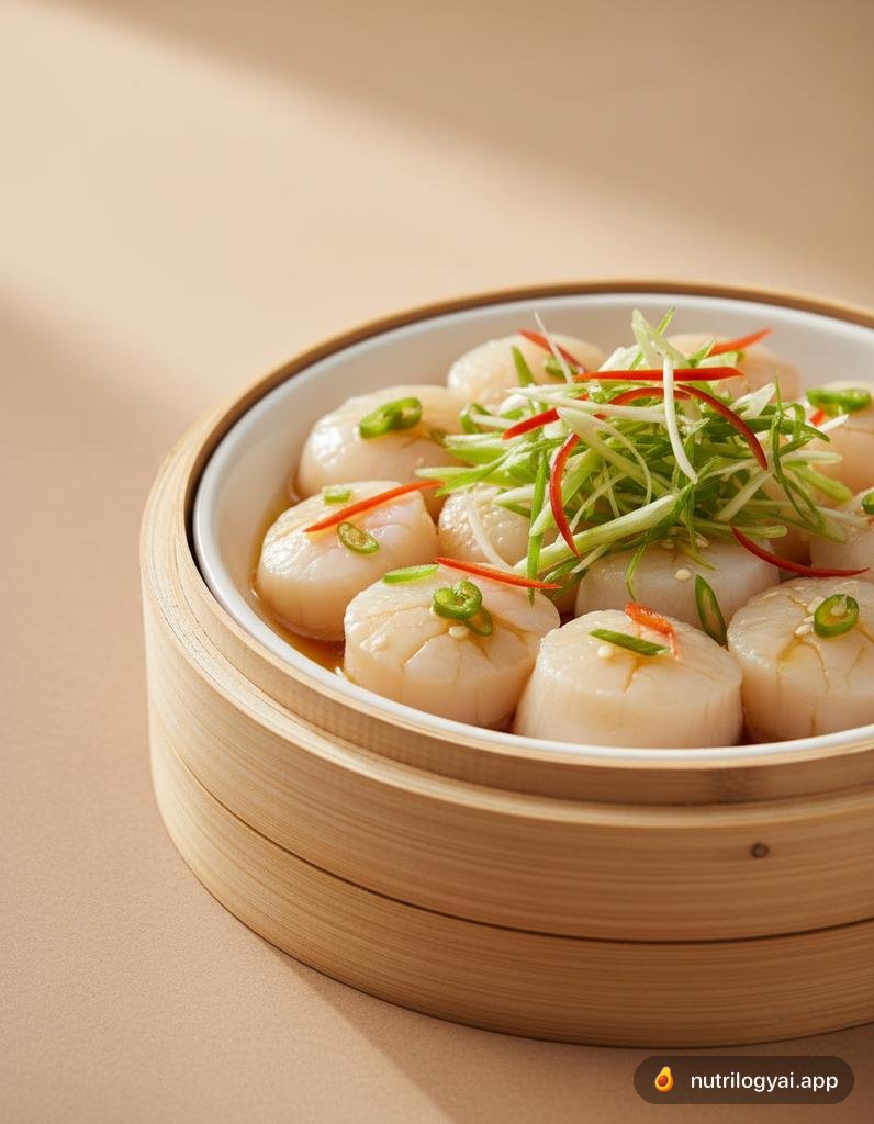 Steamed Scallops