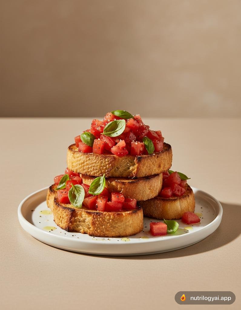 Bruschetta al Pomodoro e Basilico
