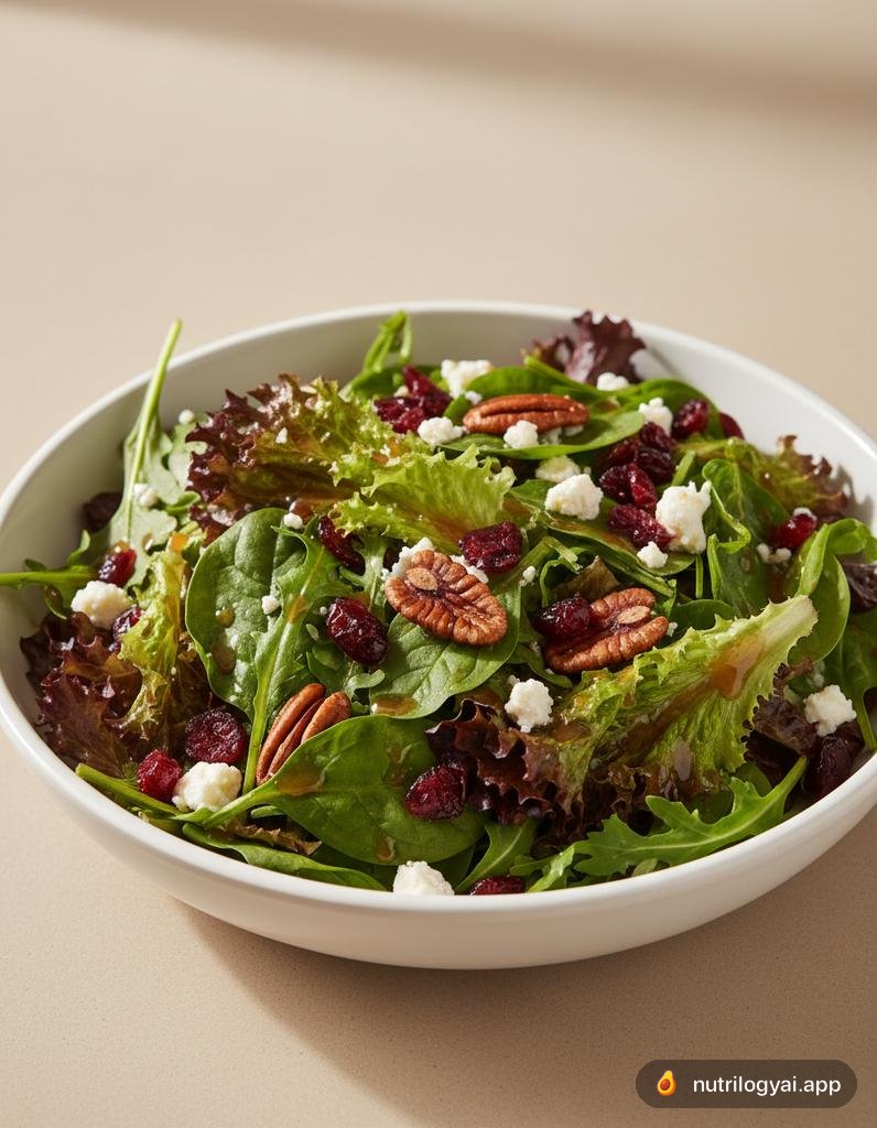 Salade de canneberges et noix de pécan