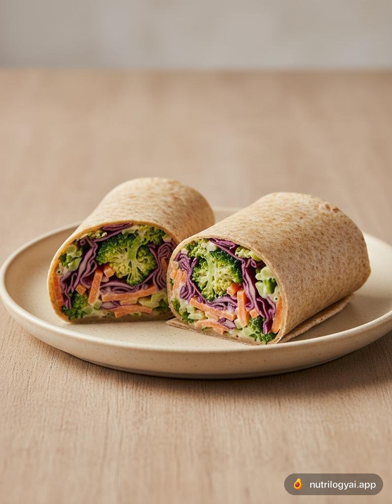 Broccoli Slaw Wrap