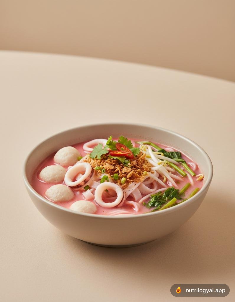 Yen Ta Fo (Thai Pink Noodle Soup)
