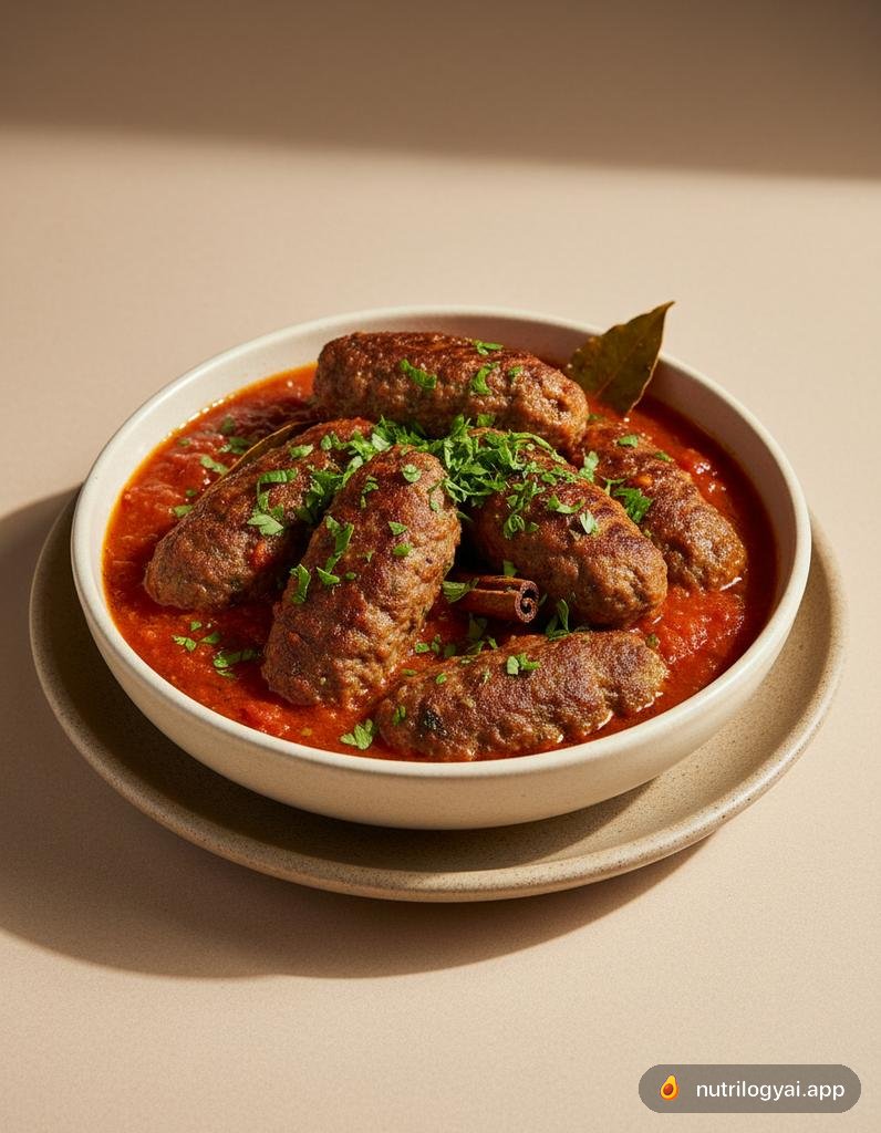 Kofta bi Bandadora (Kofta with Tomatoes)