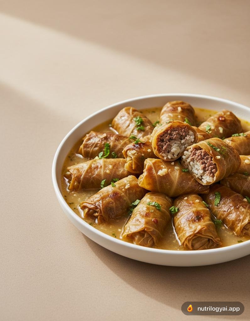 Malfouf (Stuffed Cabbage Rolls)