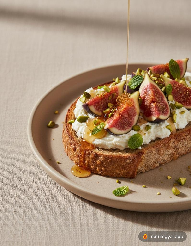 Tostada de Ricotta e Higo