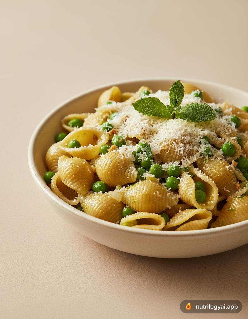 Conchiglie with Peas