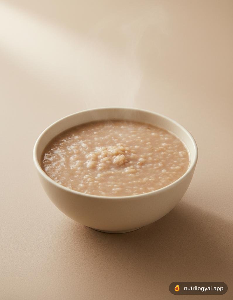 Congee di riso integrale