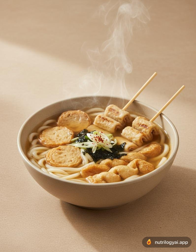 Eomuk Guksu (Korean Fish Cake Noodle Soup)