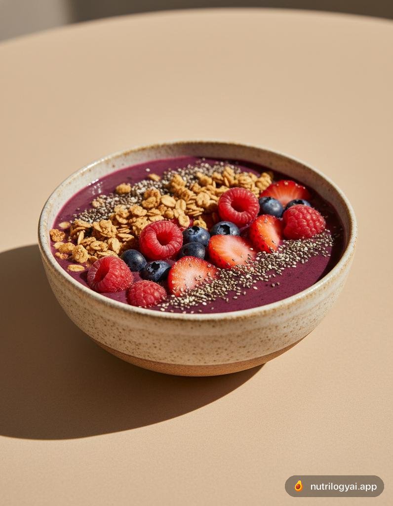 Beeren-Smoothie-Bowl