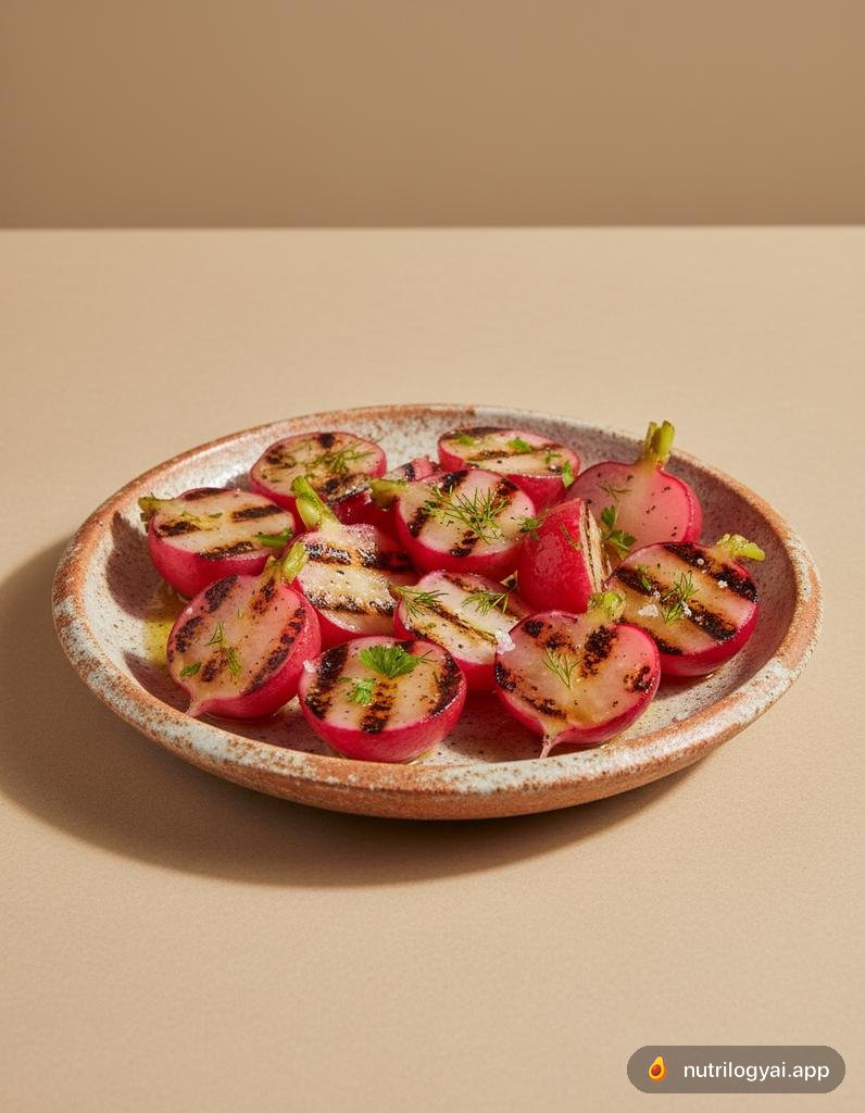 Gegrillte Radieschen