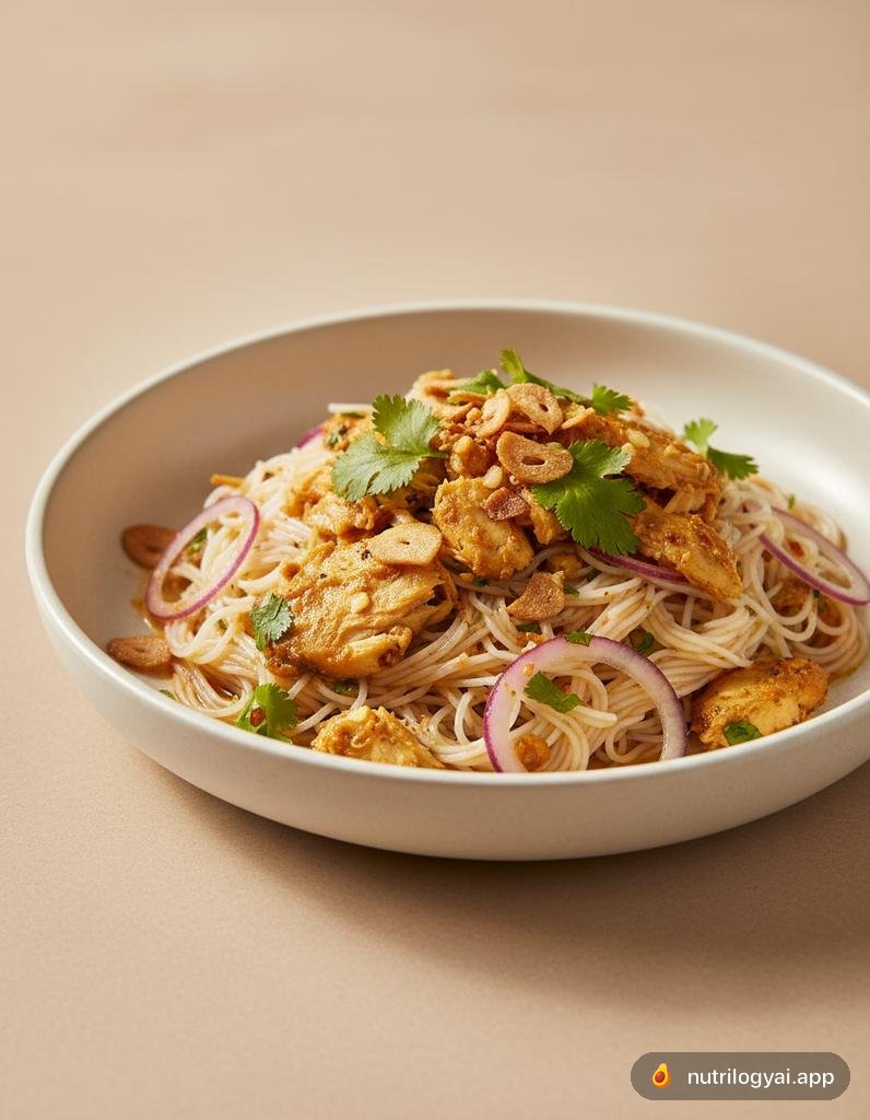 Mont Di (Burmese Fish Noodle Salad)