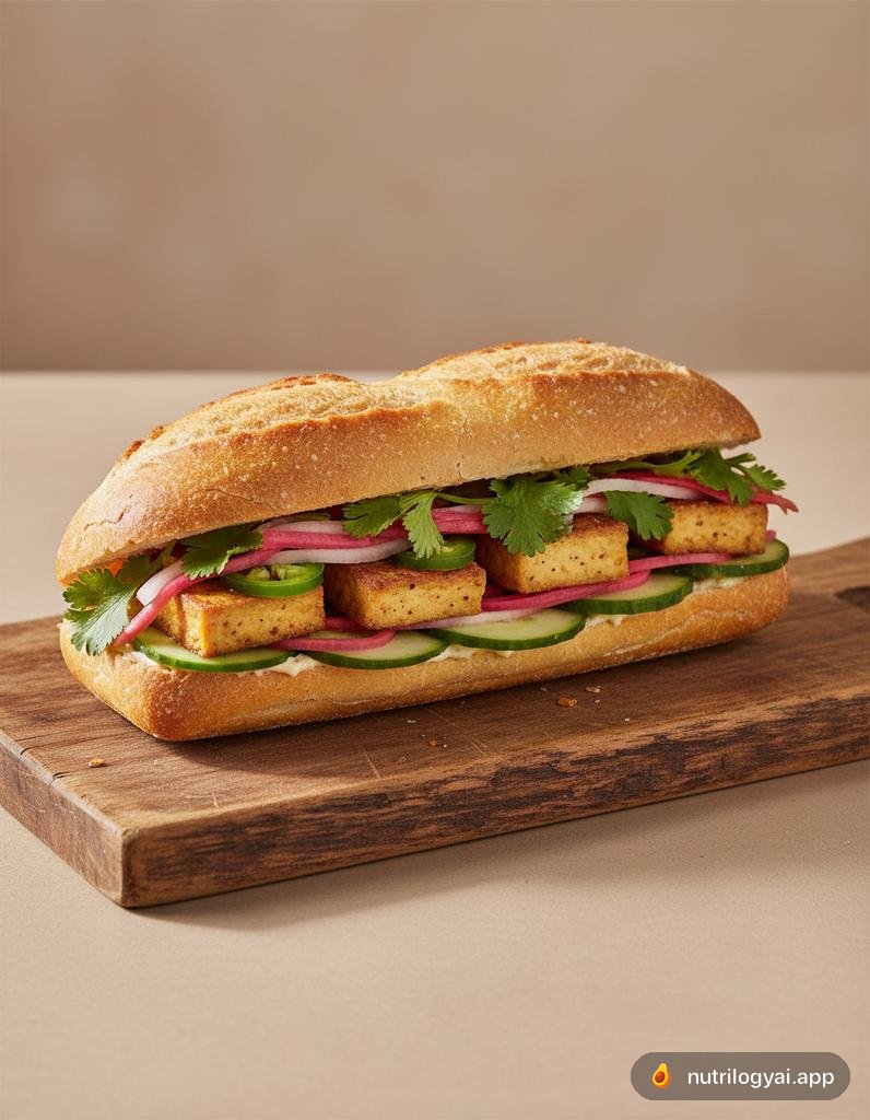 Banh Mi Chay (Vegetarian/Vegan Vietnamese Sandwich)