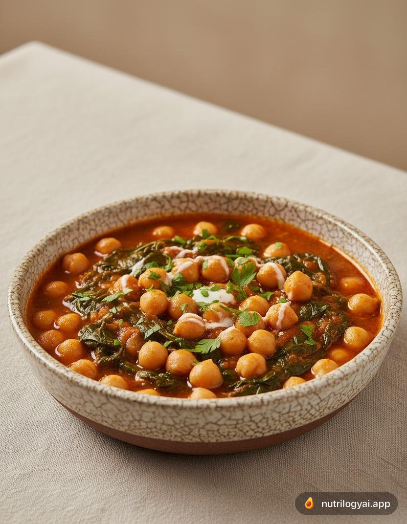 Chickpeas with Spinach