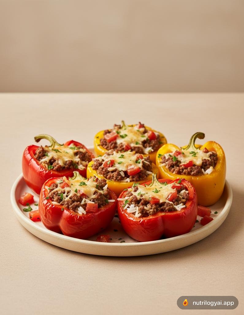 Poivrons Farcis (Peperoni Ripieni)