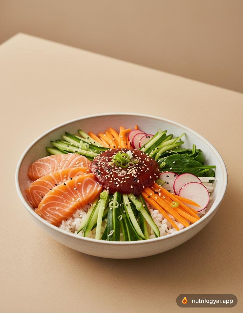 Hoedeopbap (Korean Raw Fish Rice Bowl)