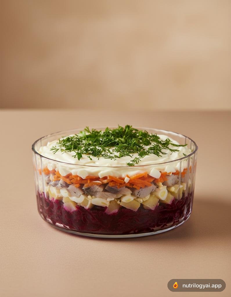 Dressed Herring (Herring Under a Fur Coat)