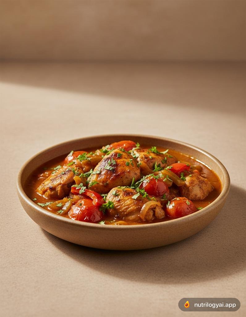 Hähnchen nach Baskenart