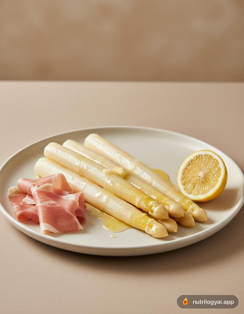 White Asparagus with Ham