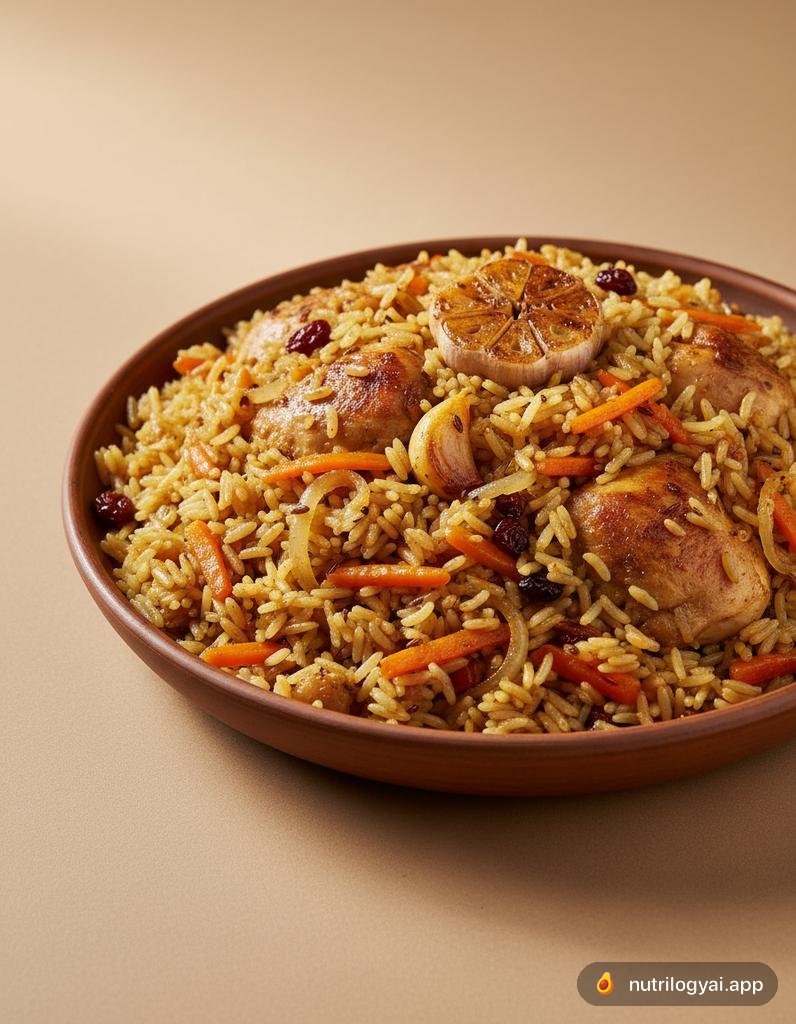 Oshi Palaw mit Huhn